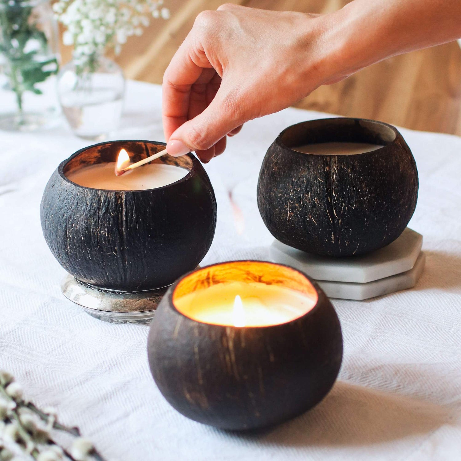 Coconut Candles